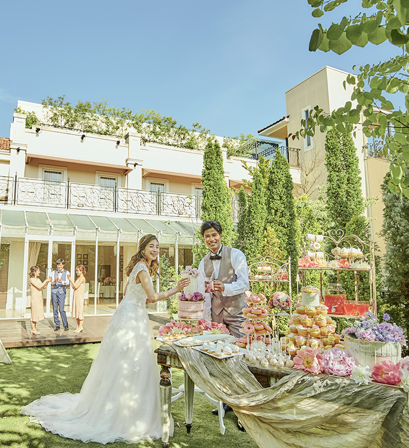 公式 千葉県千葉市の結婚式場 ザ チェルシーコート 自然豊かなガーデンウエディング